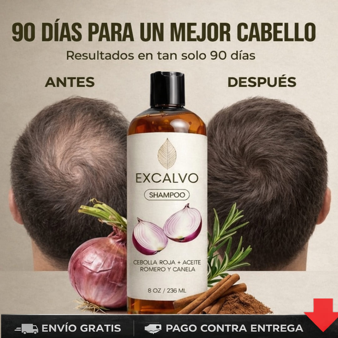 Shampoo Excalvo™ Repara tu cabello de Raiz