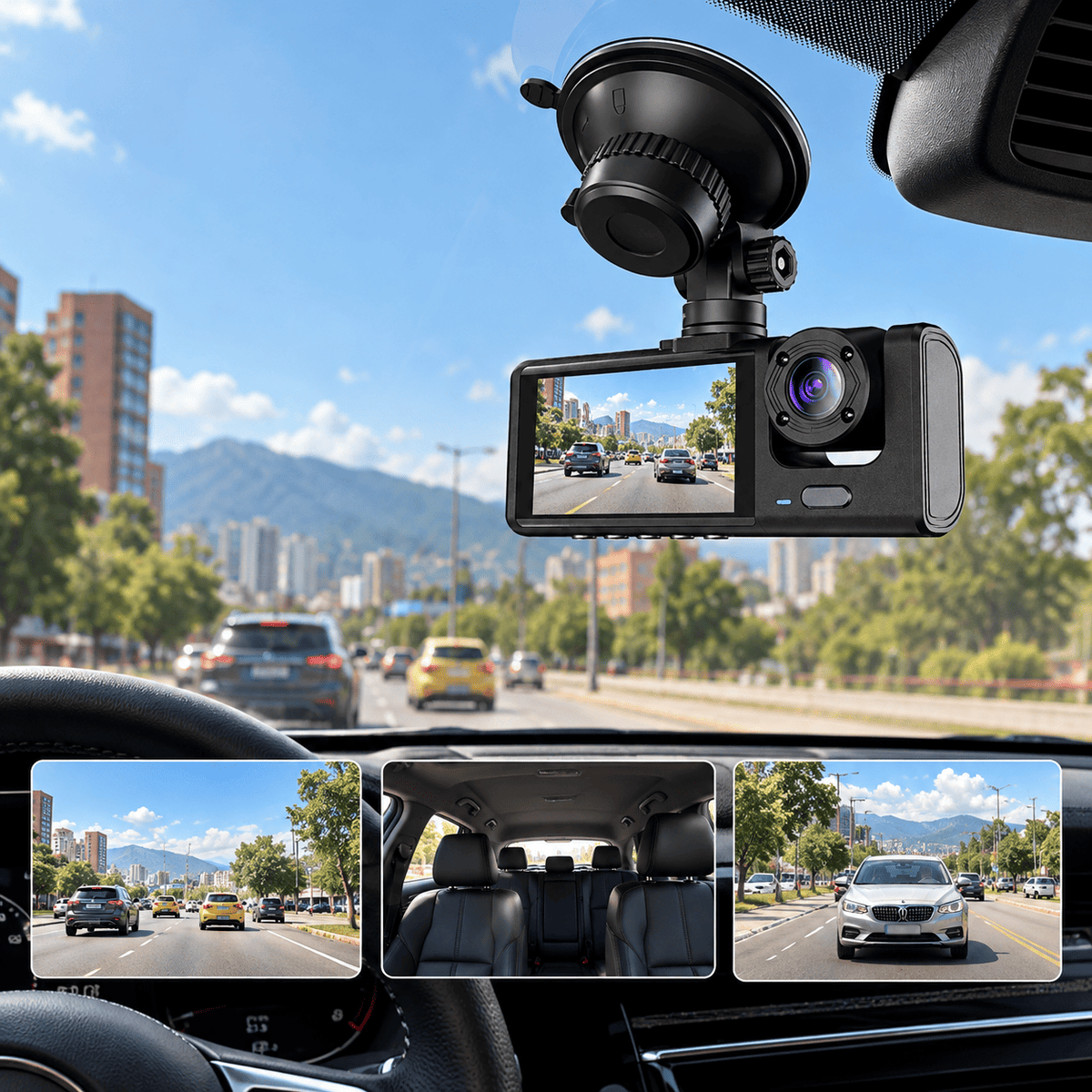 BLACK BOX Camara auto 3 en 1