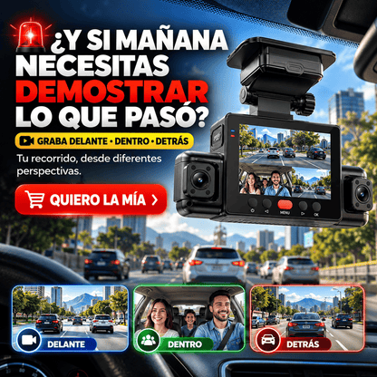 BLACK BOX Camara auto 3 en 1