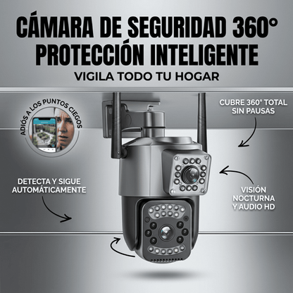 Cámara Ip Exterior Doble Lente V380