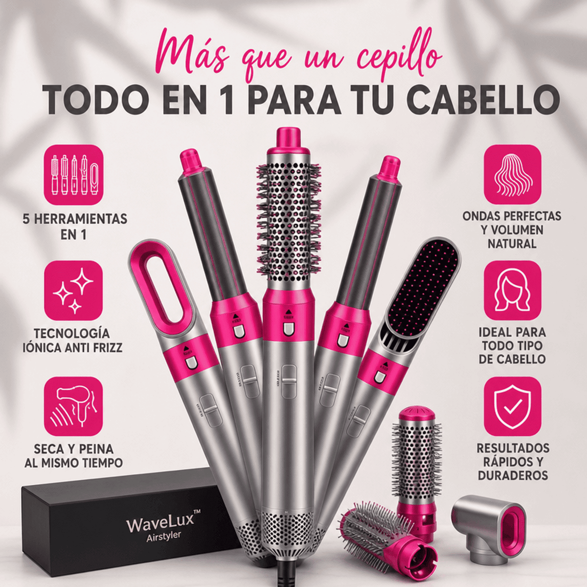 WaveLux™ Cepillo 5 en 1