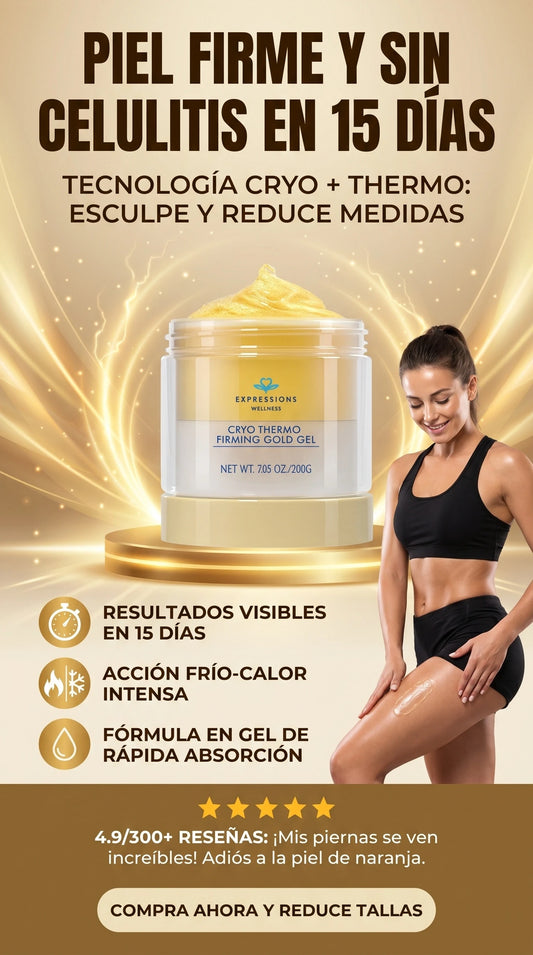 CRYO THERMO FIRMING GOLD GEL - ANTICELULITIS