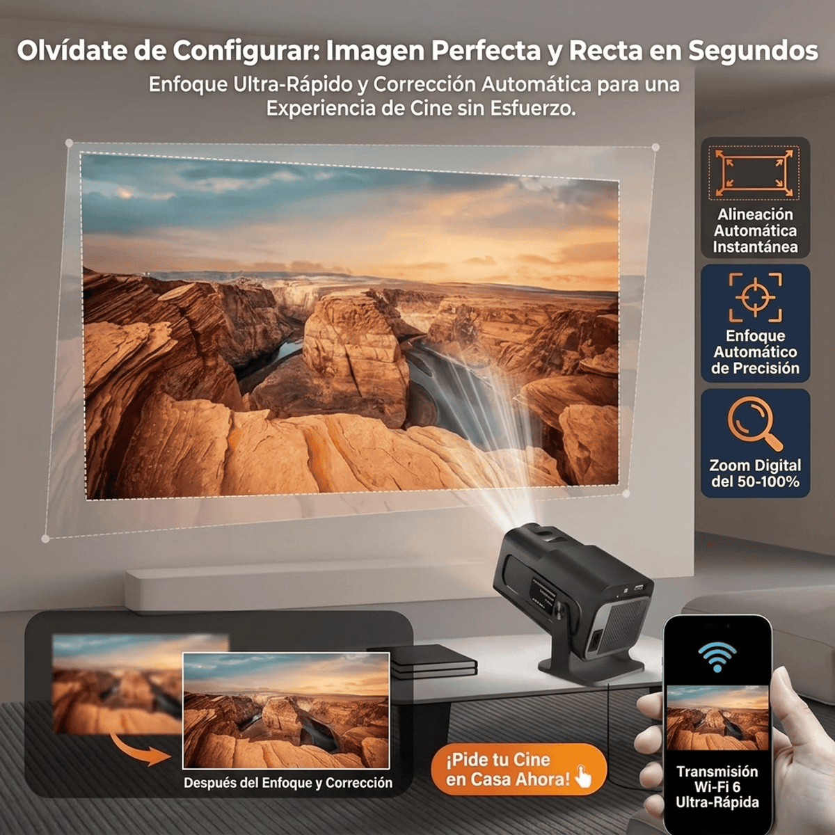 HomeFlix™ Proyector HY320
