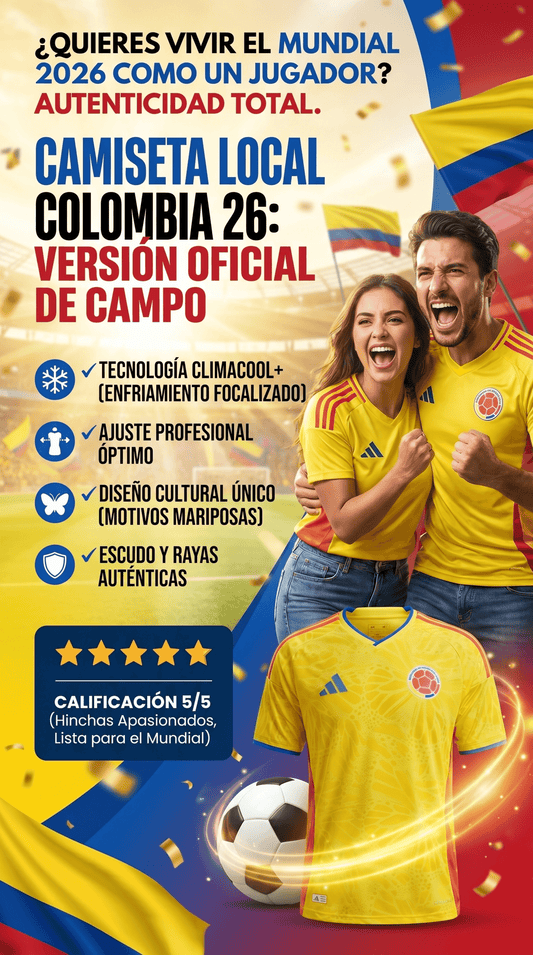 Camiseta Colombia Hombre y dama Premium