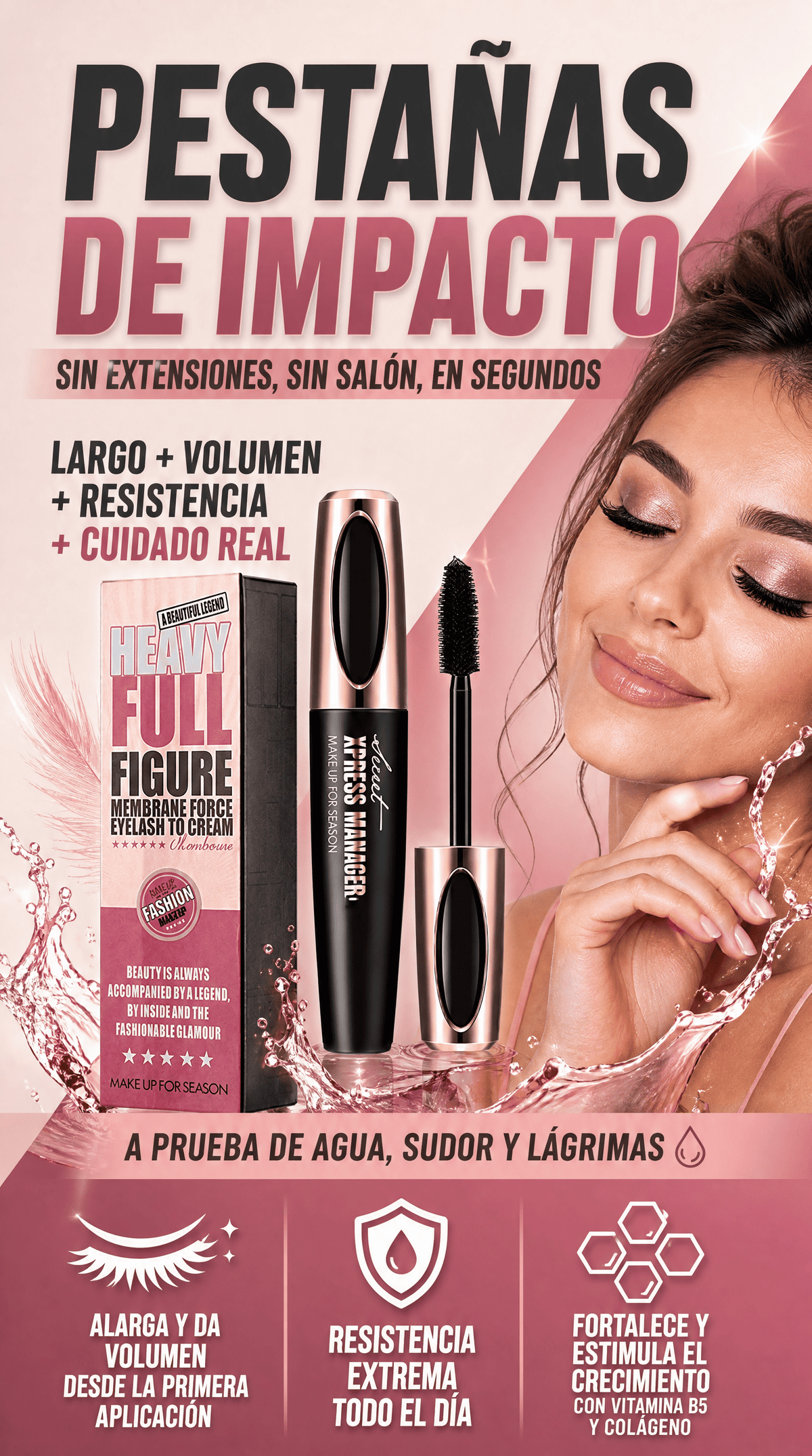 Lashé™ Pestañina Impermable Premium