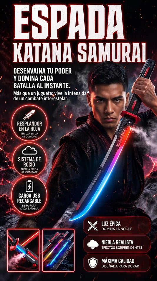 ESPADA KATANA SAMURAI - ENERGIA PURA, DISEÑO ÉPICO