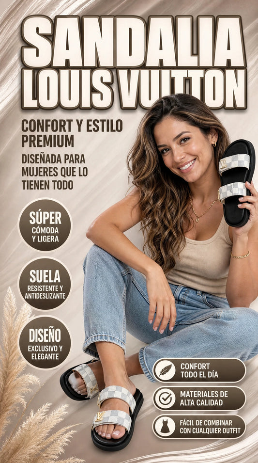 SANDALIAS LV - VERSATILIDAD Y ELEGANCIA AL MEJOR PRECIO.